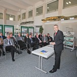 Dr. Stefan Mann bekräftigte den hohen Stellenwert der Arbeitssicherheit und des Gesundheitsschutzes in der Wismut GmbH
