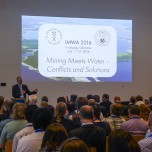 Eröffnung der Jahreskonferenz der International Mine Water Association (IMWA) im KUBUS Leipzig