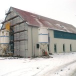 März 2006: das sanierte Gebäude sollte die Ausstellung der Wismut in der 