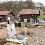 Die Kapazität der Pumpstation im Gessental zur Abförderung der gefassten Wässer zur Wasserbehandlungsanlage wurde ebenfalls erweitert