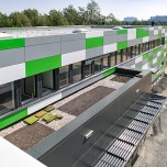 Das neue Funktionalgebäude am Standort Königstein