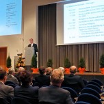 Eröffnung des Altbergbau-Kolloquiums in Freiberg durch den Schirmherren Prof. Dr. Georg Unland, Sächsischer Staatsminister der Finanzen