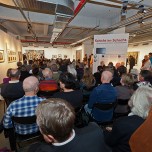 Großes Interesse an der Wismut-Kunstsammlung bei der Eröffnung der Ausstellung in der Neuen Sächsischen Galerie Chemnitz