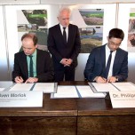 Unterzeichnung des ergänzenden Verwaltungsabkommens für die Wismut-Altstandorte in Schneeberg