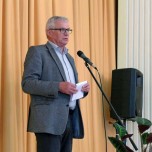 Standortleiter Bernd Günther informierte über die Arbeiten der Wismut GmbH