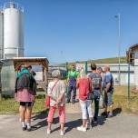 Führungen in den Wasserbehandlungsanlagen (hier Ronneburg) gaben Einblicke in sonst nicht zugängliche Bereiche