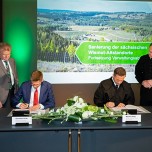 Unterzeichnung des 2. Ergänzenden Verwaltungsabkommens zur Sanierung der sächsischen Wismut-Altstandorte in Bad Schlema
