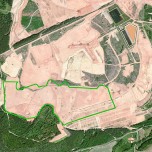 Luftbild der IAA Culmitzsch vom Mai 2019 mit der Teilfläche 4 im Süd-/Südwestbereich des Beckens A