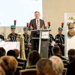 Der Ministerpräsident Thüringens Bodo Ramelow sprach von der hohen gesellschaftlichen Bedeutung des Bergbaus