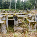 Fundamente der Kompressorenstation der ehemaligen Schachtanlagen aus der frühen Wismut-Zeit