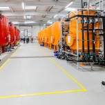 Der Standort Crossen verfügt über eine neue Wasserbehandlungsanlage für die Sickerwässer der Absetzanlage Helmsdorf