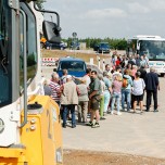 Beliebt: Busfahrten zur neuen Wasserbehandlungsanlage